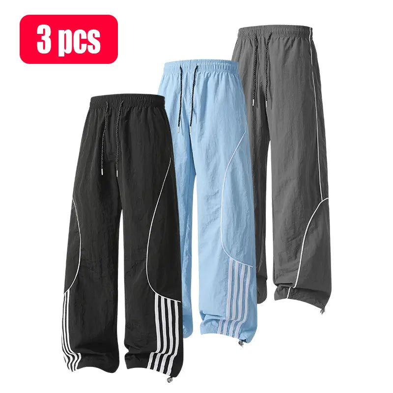 Men's Casual Printed Drawstring Sweatpants All Seasons Street Style Comfort
