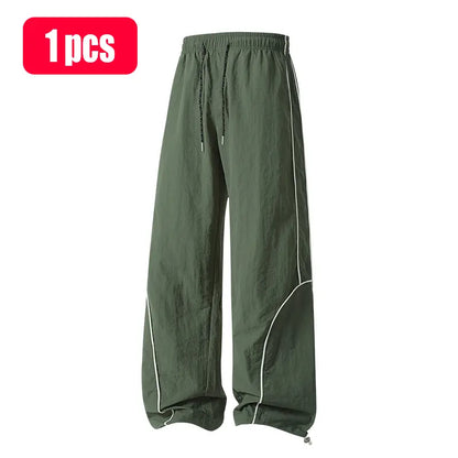 Men's Casual Printed Drawstring Sweatpants All Seasons Street Style Comfort