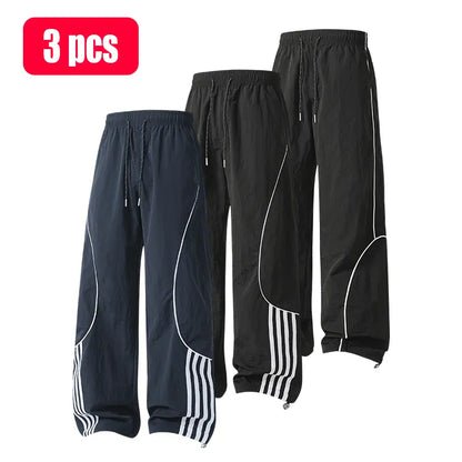 Men's Casual Printed Drawstring Sweatpants All Seasons Street Style Comfort
