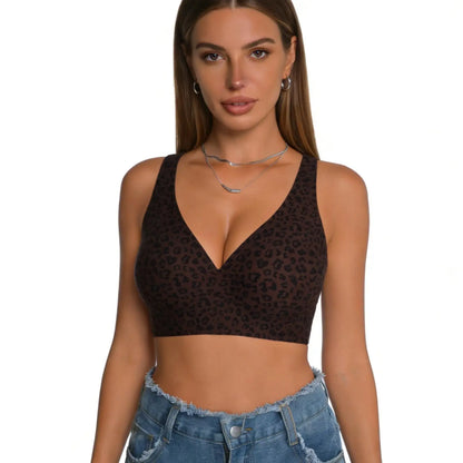 Jelly Deep V Seamless Push Up Bra