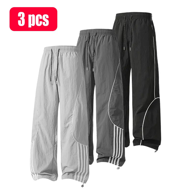 Men's Casual Printed Drawstring Sweatpants All Seasons Street Style Comfort
