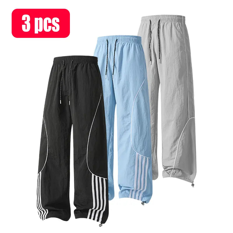 Men's Casual Printed Drawstring Sweatpants All Seasons Street Style Comfort