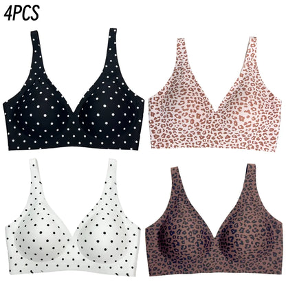 Jelly Deep V Seamless Push Up Bra