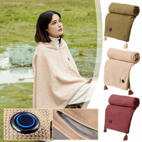 🔥Black friday Sale🔥Portable Heated Blanket Shawl