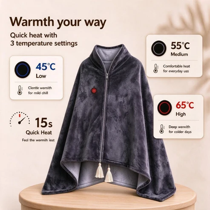 🔥Black friday Sale🔥Portable Heated Blanket Shawl