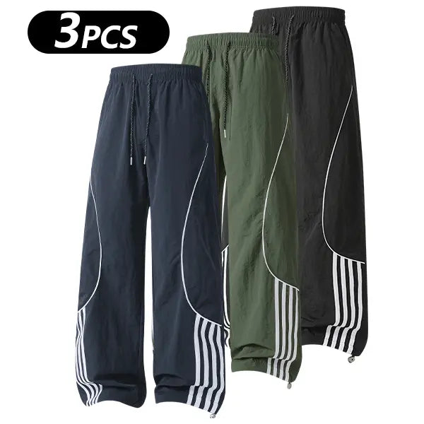 Men's Casual Printed Drawstring Sweatpants All Seasons Street Style Comfort