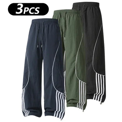 Men's Casual Printed Drawstring Sweatpants All Seasons Street Style Comfort